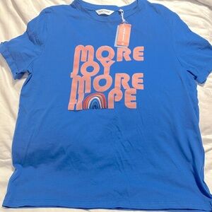 NWT - Naf Naf Paris S/S Crew Neck Top - Large